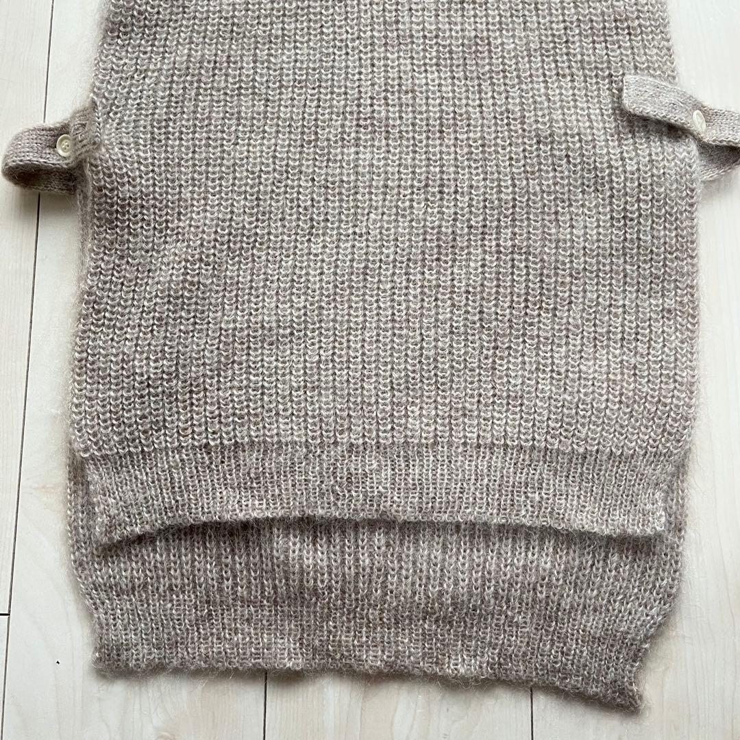 Y's ワイズ ヨウジヤマモト モヘヤブレンド タートルネック ニット ベスト