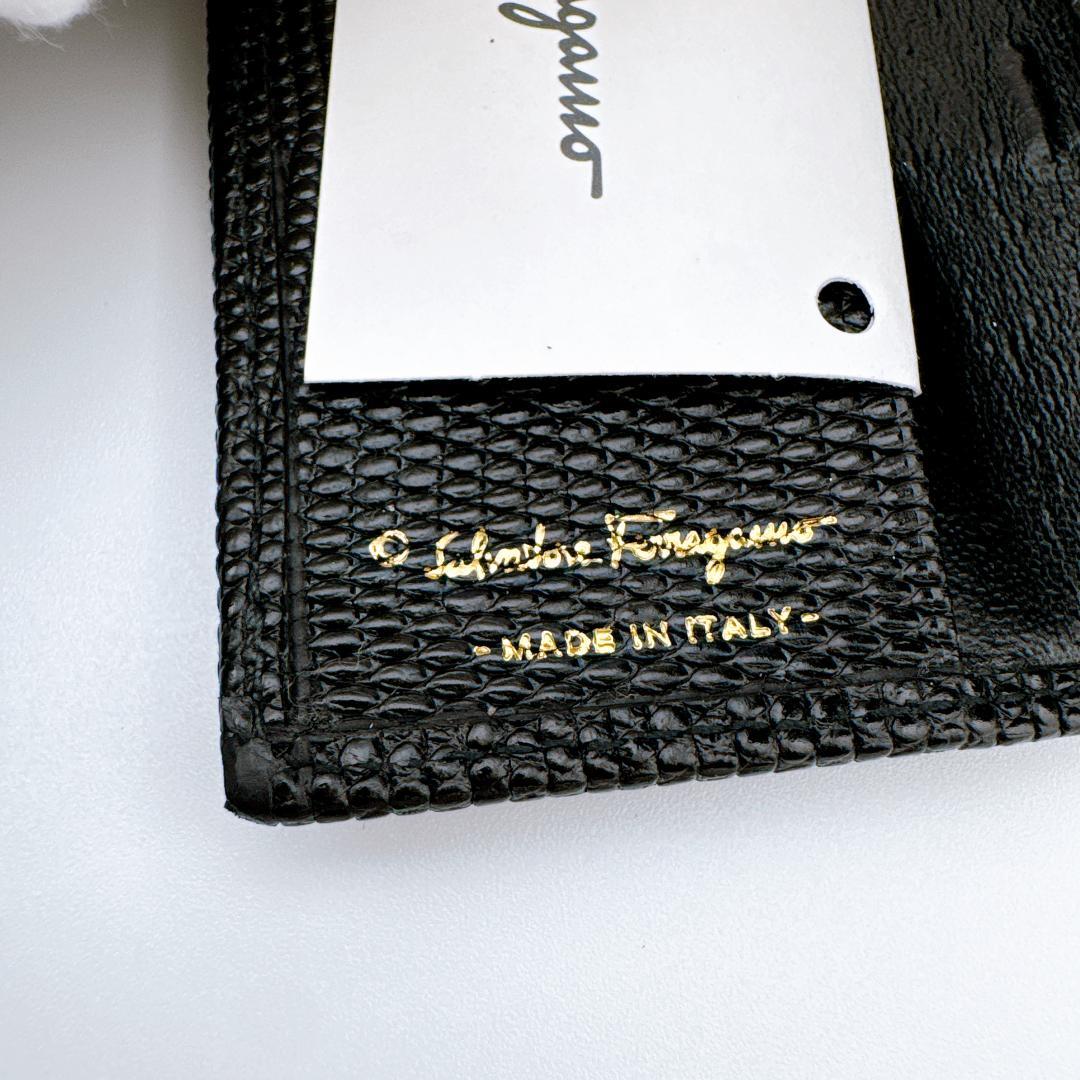 極美品 Salvatore Ferragamo キーケース ブラック 6連