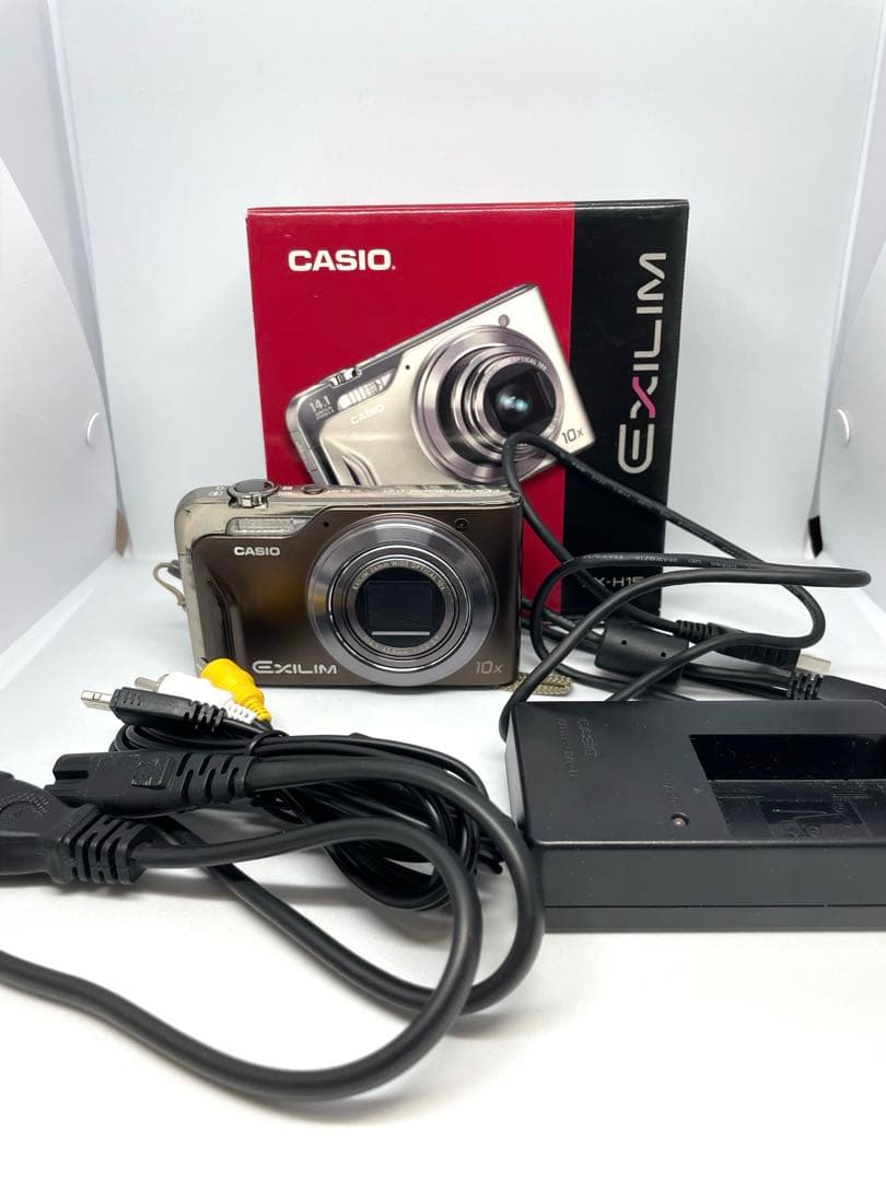 【美品】カシオ CASIO EXILIM EX-H15 ブラウン