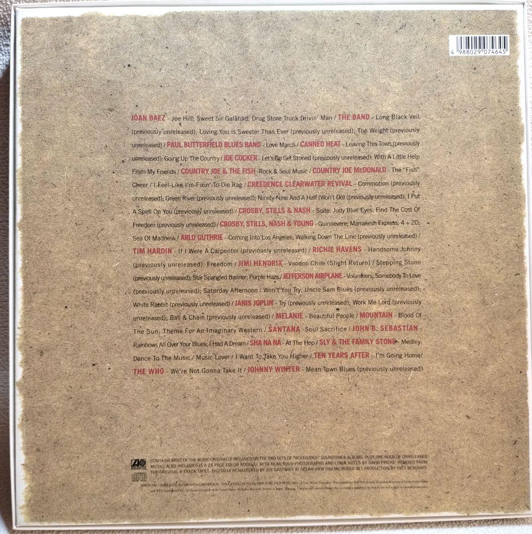 『ウッドストック２５周年コレクション〜平和と音楽の日々〜』（４枚組）《中古品》