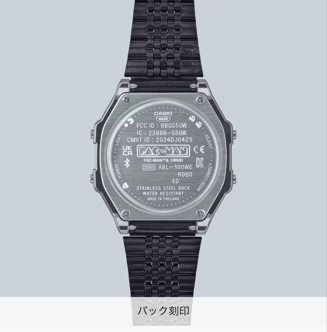【新品】 CASIO カシオ パックマンコラボ ABL-100WEPC-1BJR