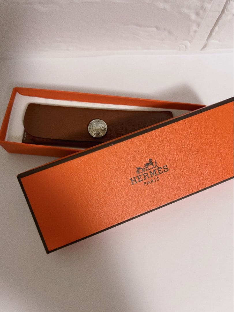 エルメス　HERMES コーム　くし　櫛　ケース、箱付き