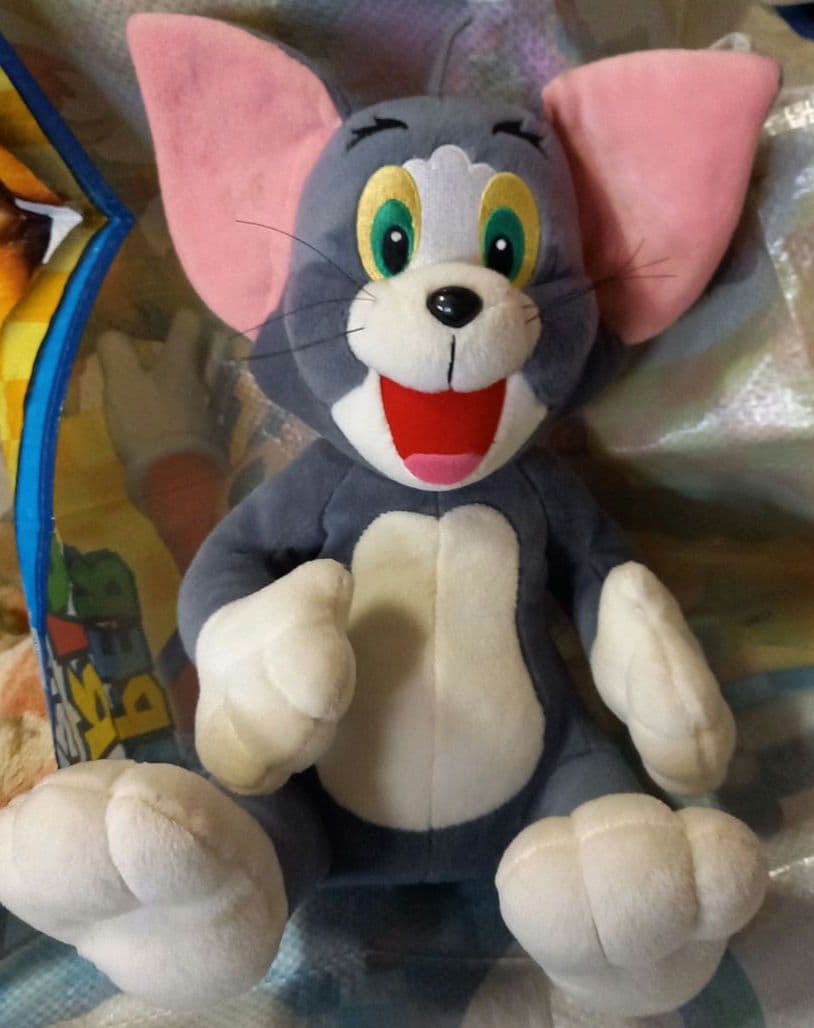 レア★ヴィンテージ★1998年トムとジェリー♪トムジャンボぬいぐるみ♪