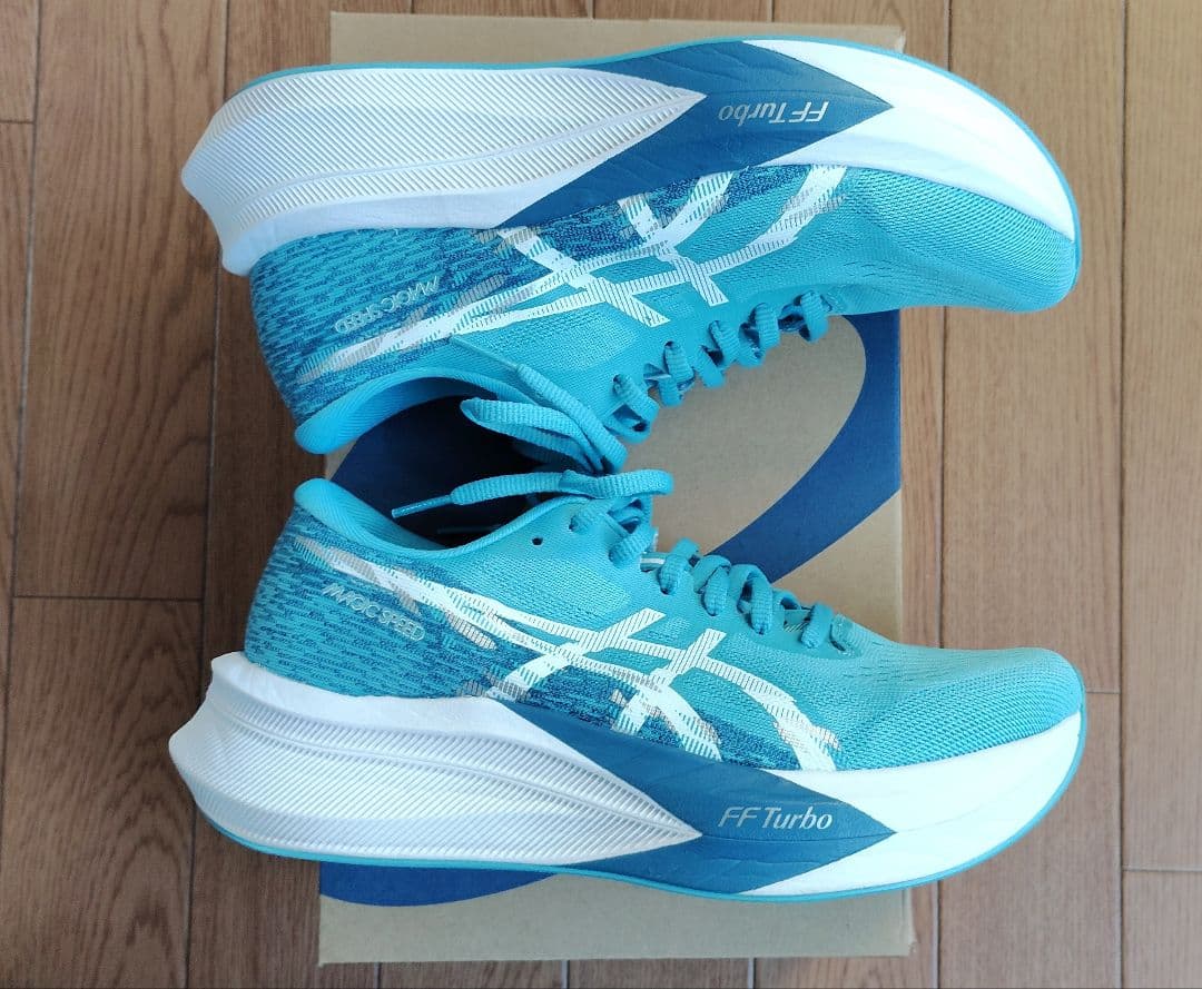 【美品】ASICS マジックスピード４ワイド【25.0 cm】