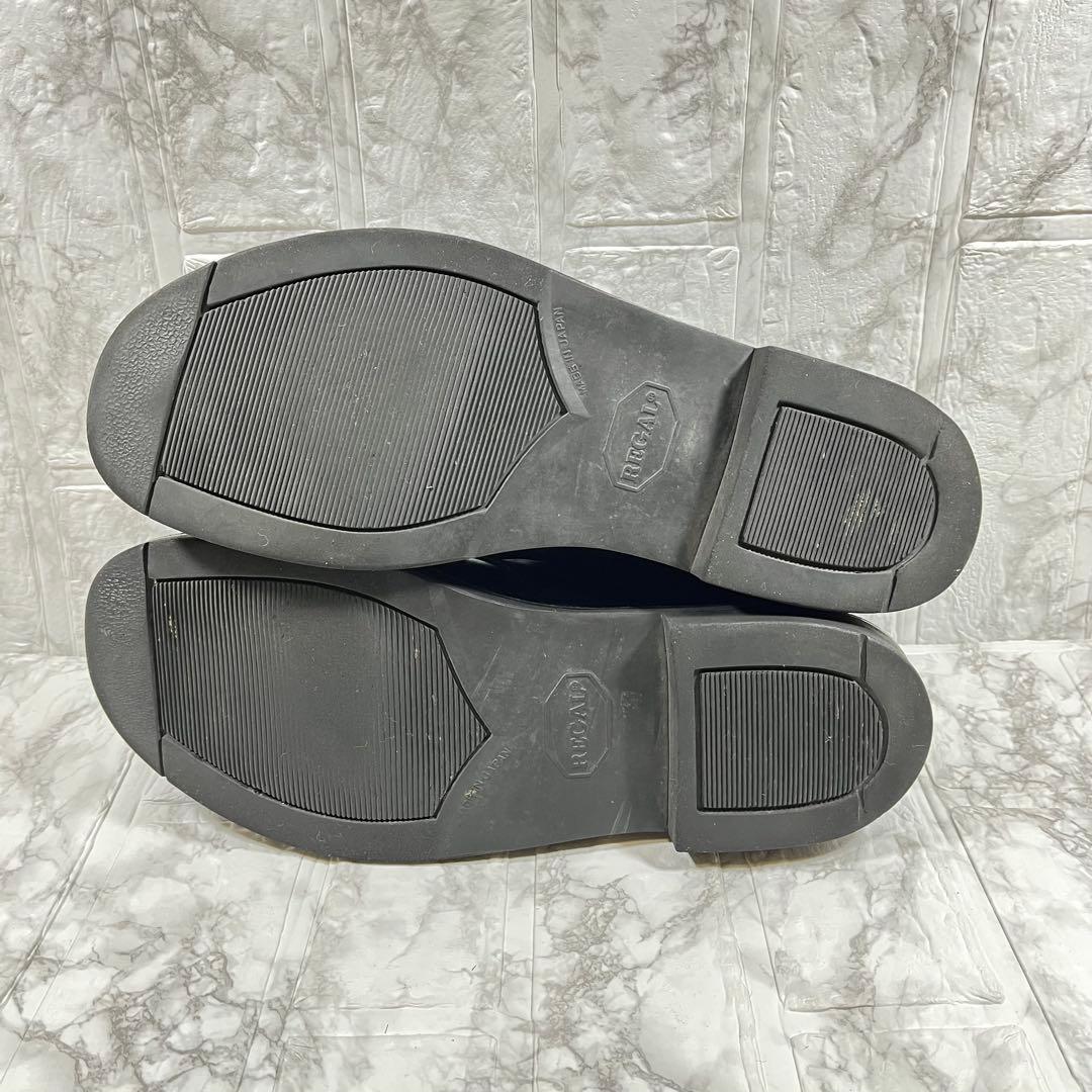 【美品】REGAL プレーントゥ　ダービーシューズ　外羽根　ブラック　27㎝