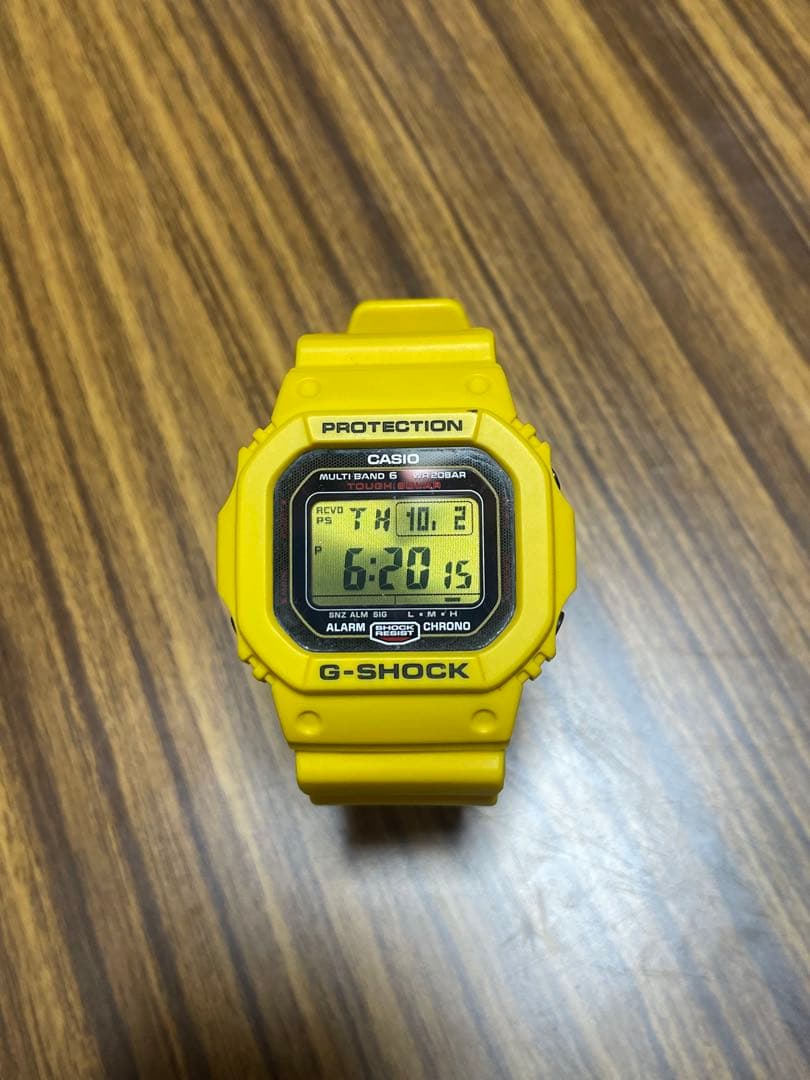 G-SHOCK イエロー デジタル腕時計 GW-M5630E