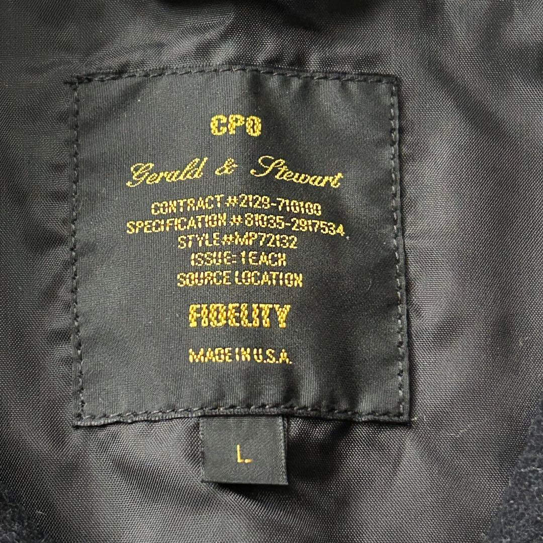 USA製 FIDELITY フィデリティ CPOシャツ ジャケット L メンズ