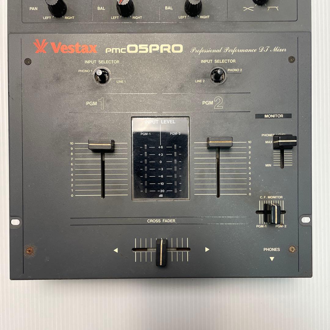 Vestax pmc05PRO 通電確認済みベスタクスDJミキサーDJmixer