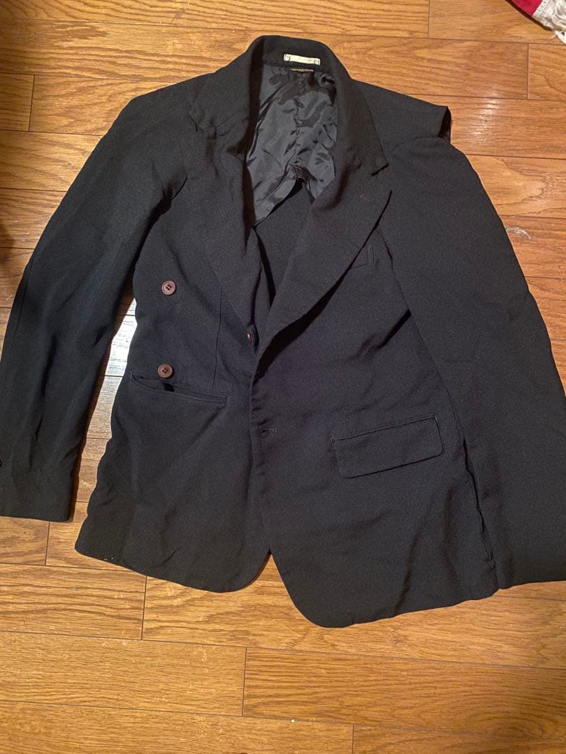 2024春夏コムデギャルソンオムプリュス大人気黒エステルベスト風ジャケット美品