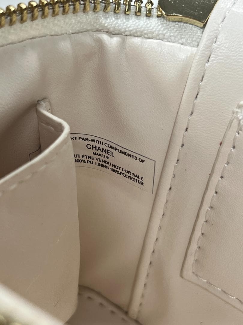 VIP限定 非売品ツイード 白 ホワイト チェーン バッグ