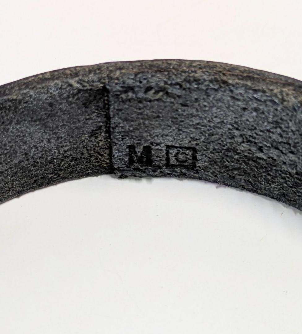 HERMES　エルメス　プールトゥール レザー バングル　ブレスレット M刻印