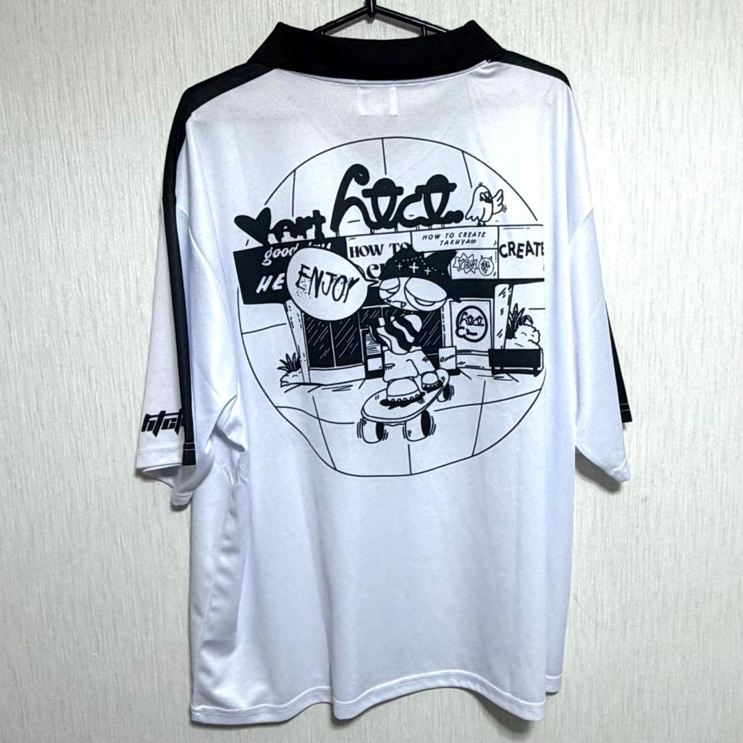 【TAKUYA∞の創り方】フットボール Tシャツ/ホワイト/L