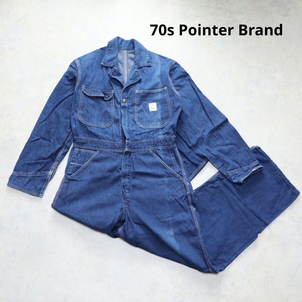 70s Pointer Brand デニムオールインワン USA製 Sサイズ相当
