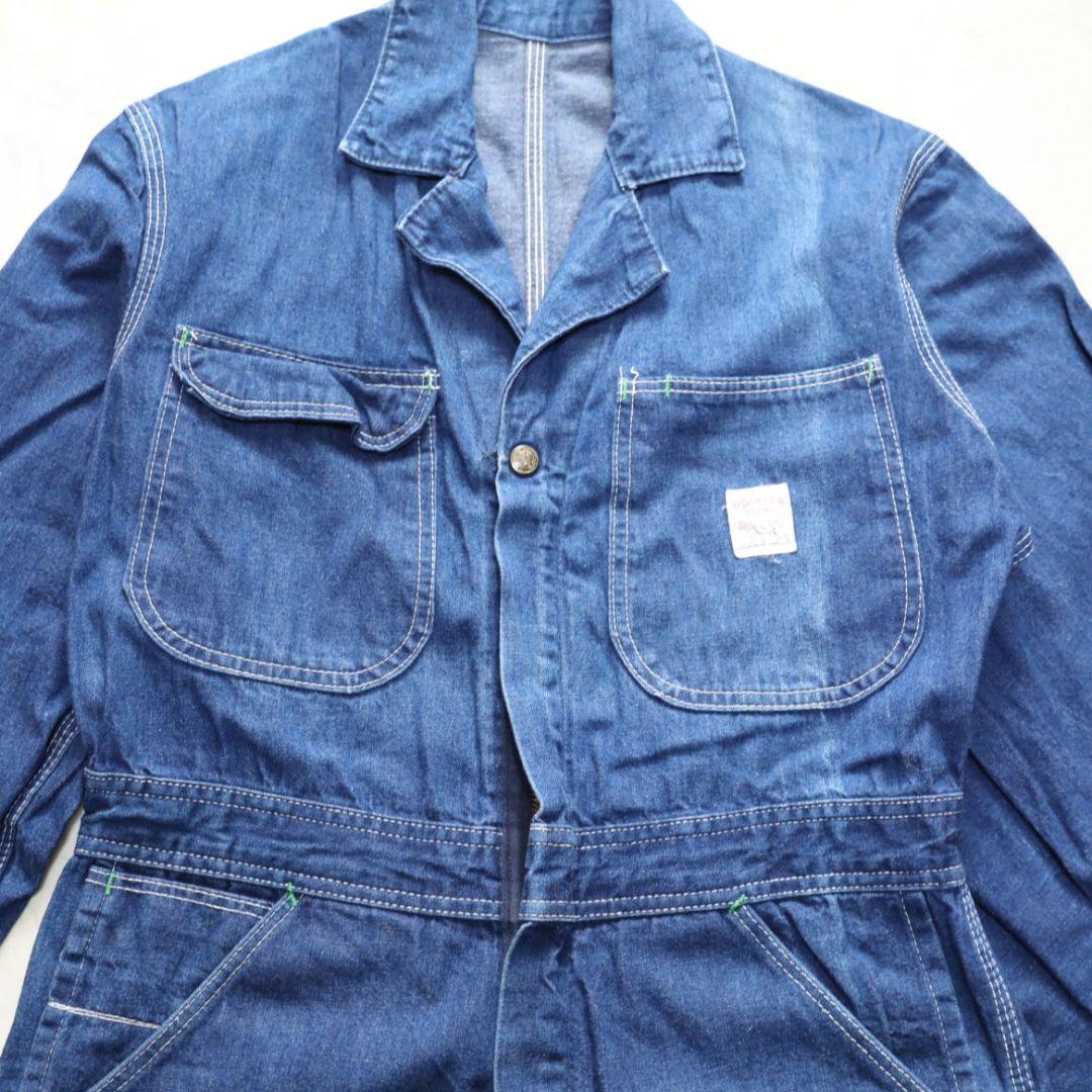 70s Pointer Brand デニムオールインワン USA製 Sサイズ相当