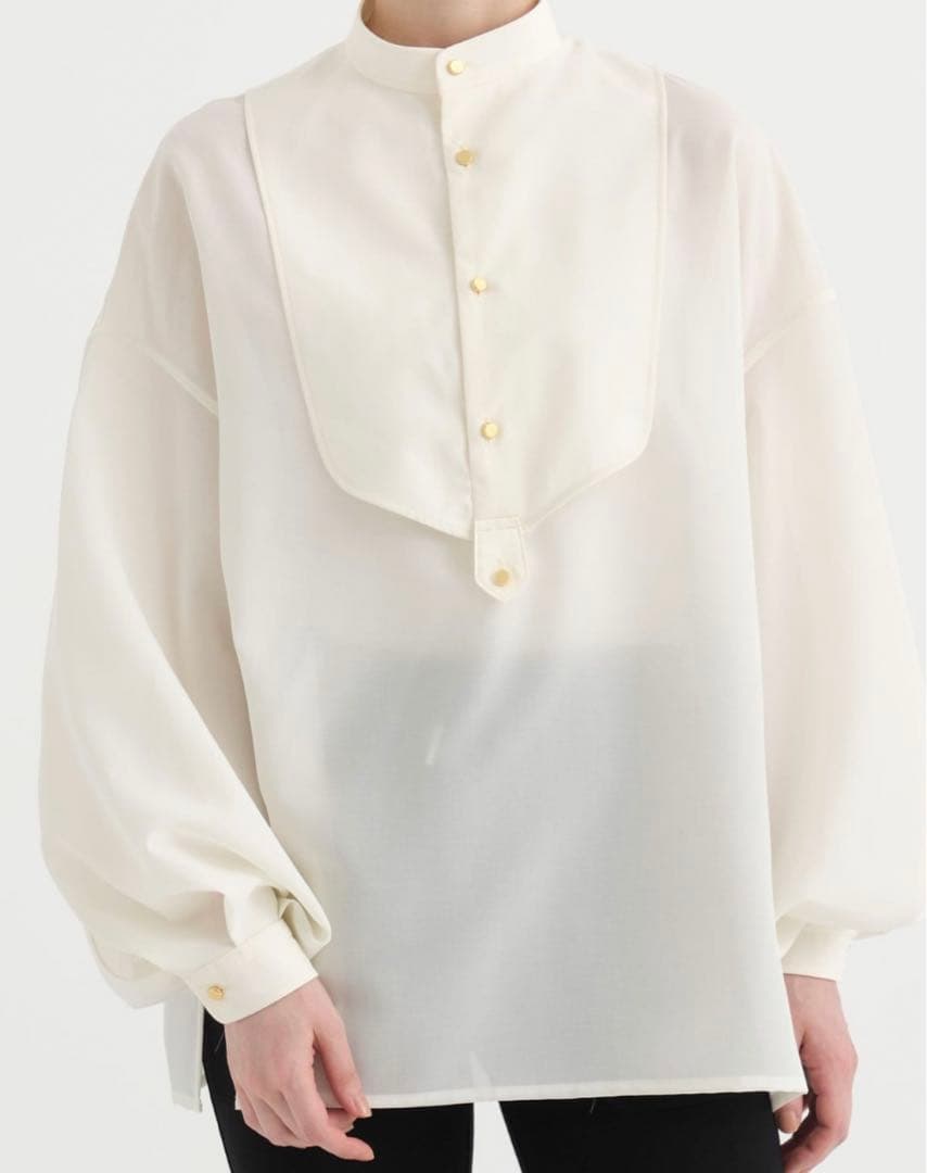 ザリラクスRERACSBIBFRONTPUFFSLEEVEPULLOVE