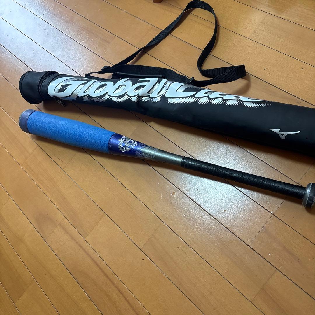 ミズノ BEYOND MAX 74cm 軟式バット　バットケース付き✨