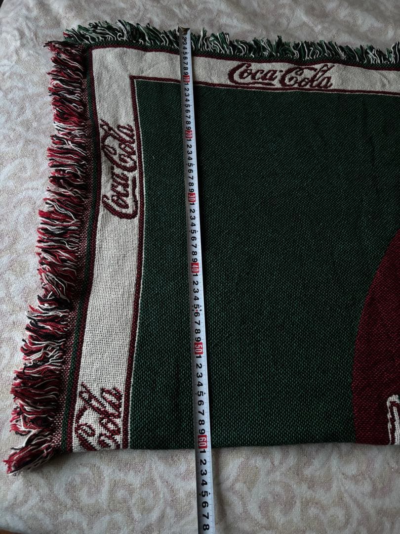 コカコーラ　ラグ　コットン100% 非売品　made in USA