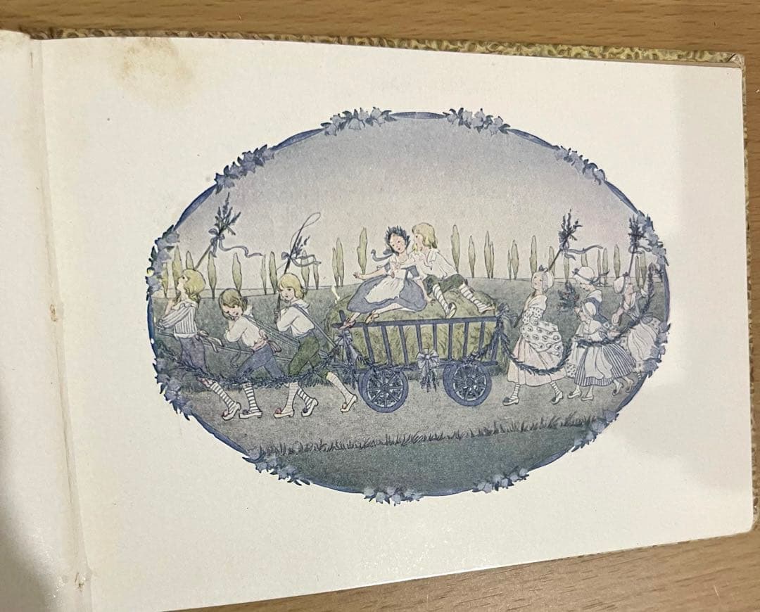 NO.333希少 アンティーク 洋書 古書 ル•メール 絵本 童謡 マザーグース