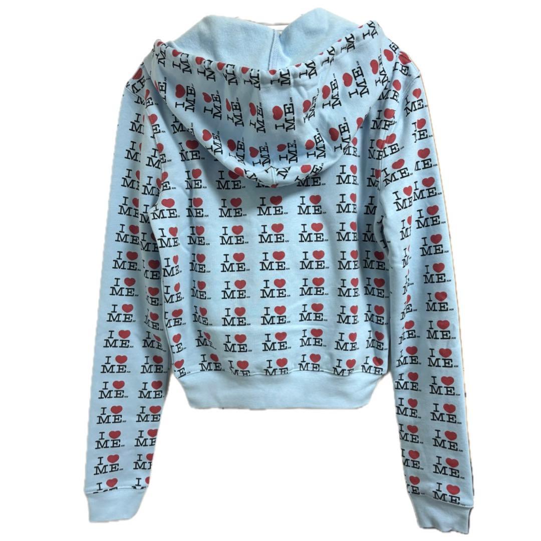 Ashley Williams クロップド パーカー ブルー S