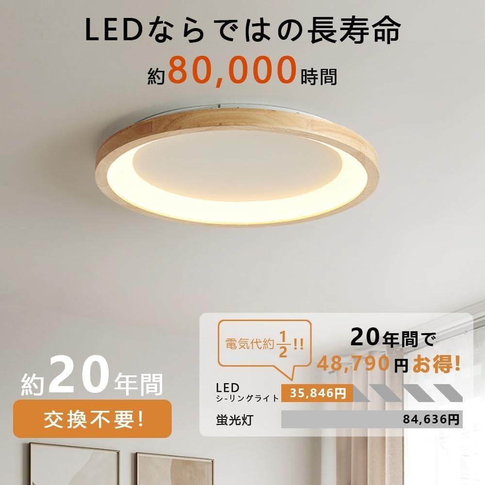 シーリングライト10畳 12畳 50cm led シーリングライト