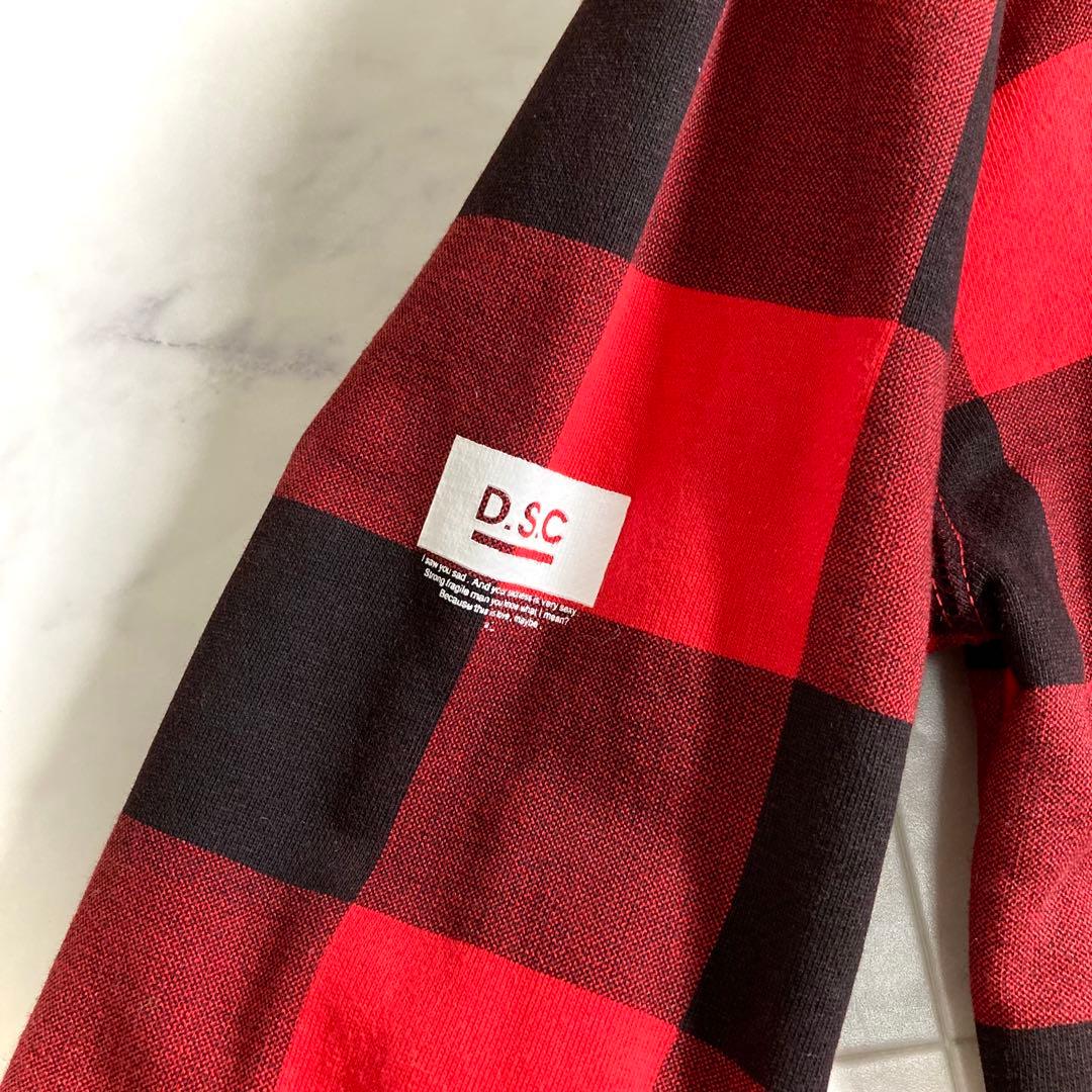 ダブルスタンダードクロージング オリジナルバッファローチェックプリントフーディー