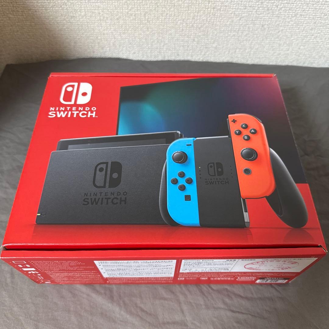 Nintendo Switch 本体 ネオンブルー/ネオンレッド 箱潰れあり