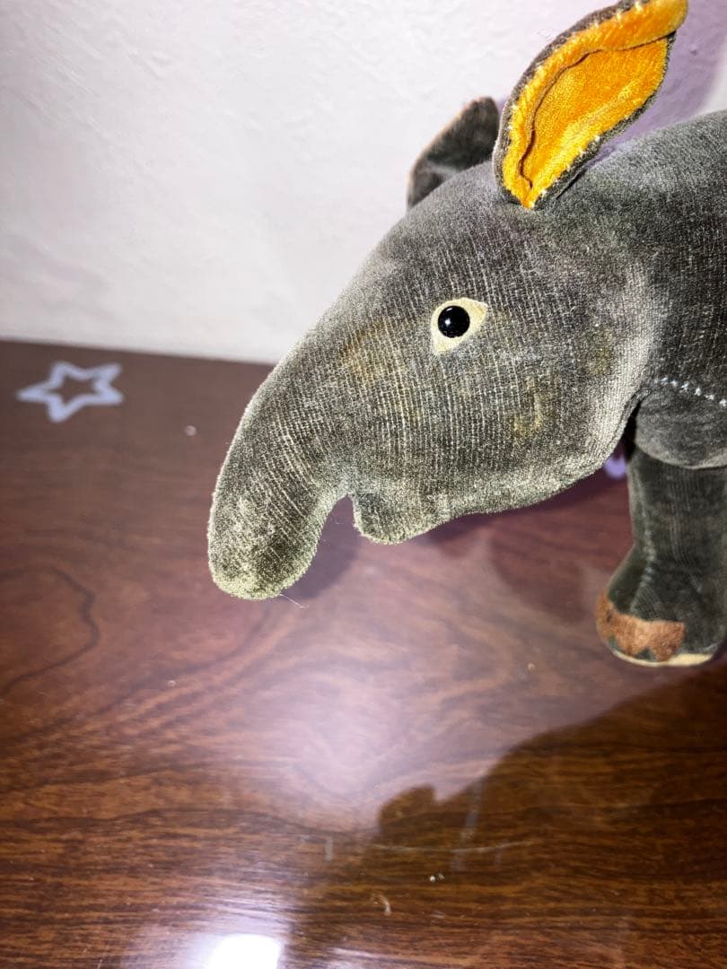 東京動物園協会　おがくずぬいぐるみ　バク　昭和レトロ　おがくず人形