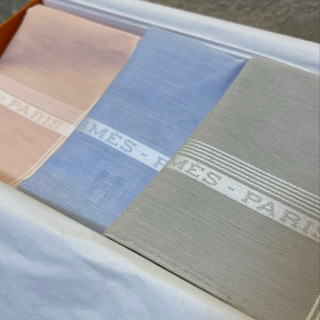 値下げ中！HERMES /ハンカチ 3枚セット