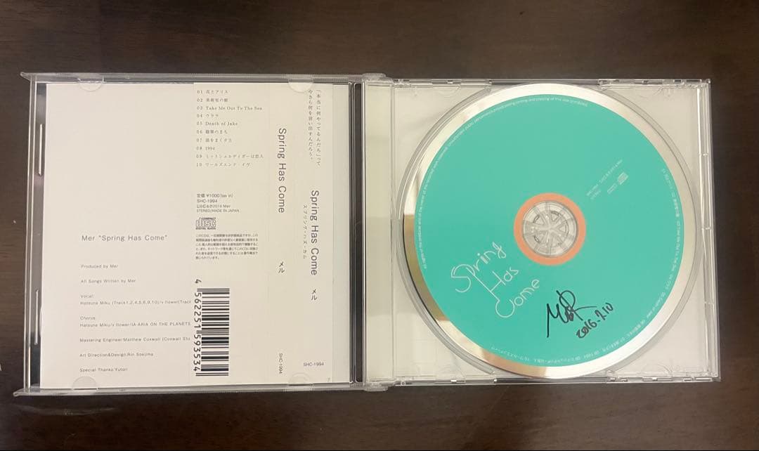 ⭐︎サイン入り CD Spring Has Come