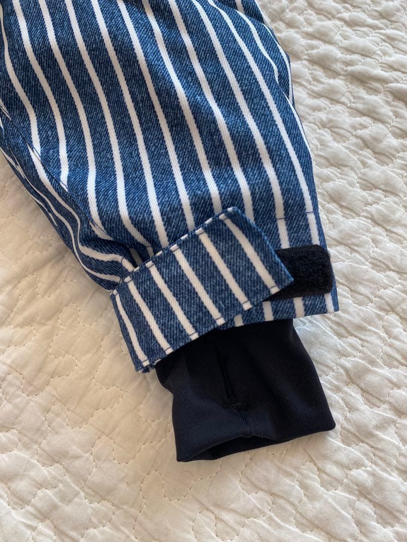 【komat】YUK❄︎スキーウェア ストライプ ヒッコリー　70〜85cm