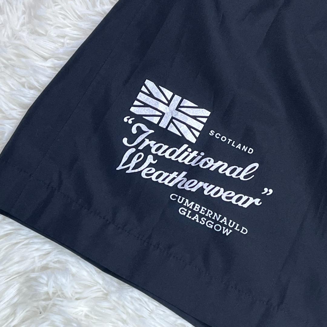 新品未使用☆トラデショナルウェザーウェア レインコート M パッカブル 黒 撥水