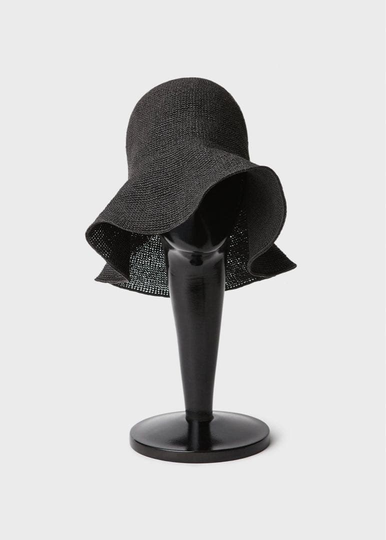 ☆Sale新品 TOTEME Paper straw hat BLACK