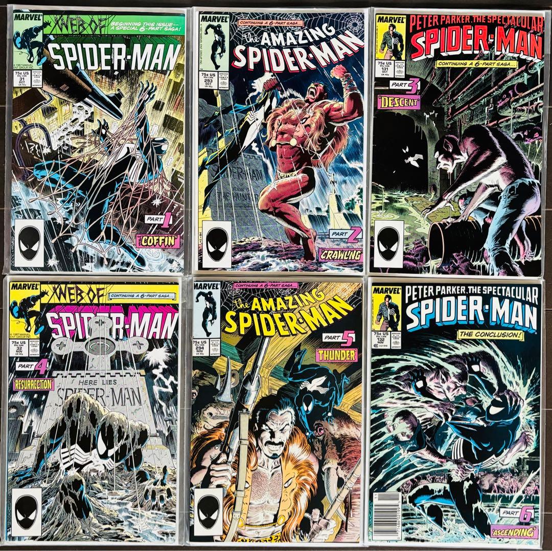 少年漫画 Spider-Man Kraven's Last Hunt #1-6 1987