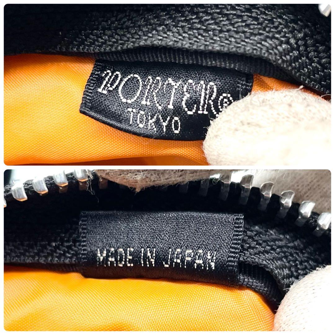 【美品】ポーター タンカー ドラムバッグ ミニボストン ナイロン ブラック