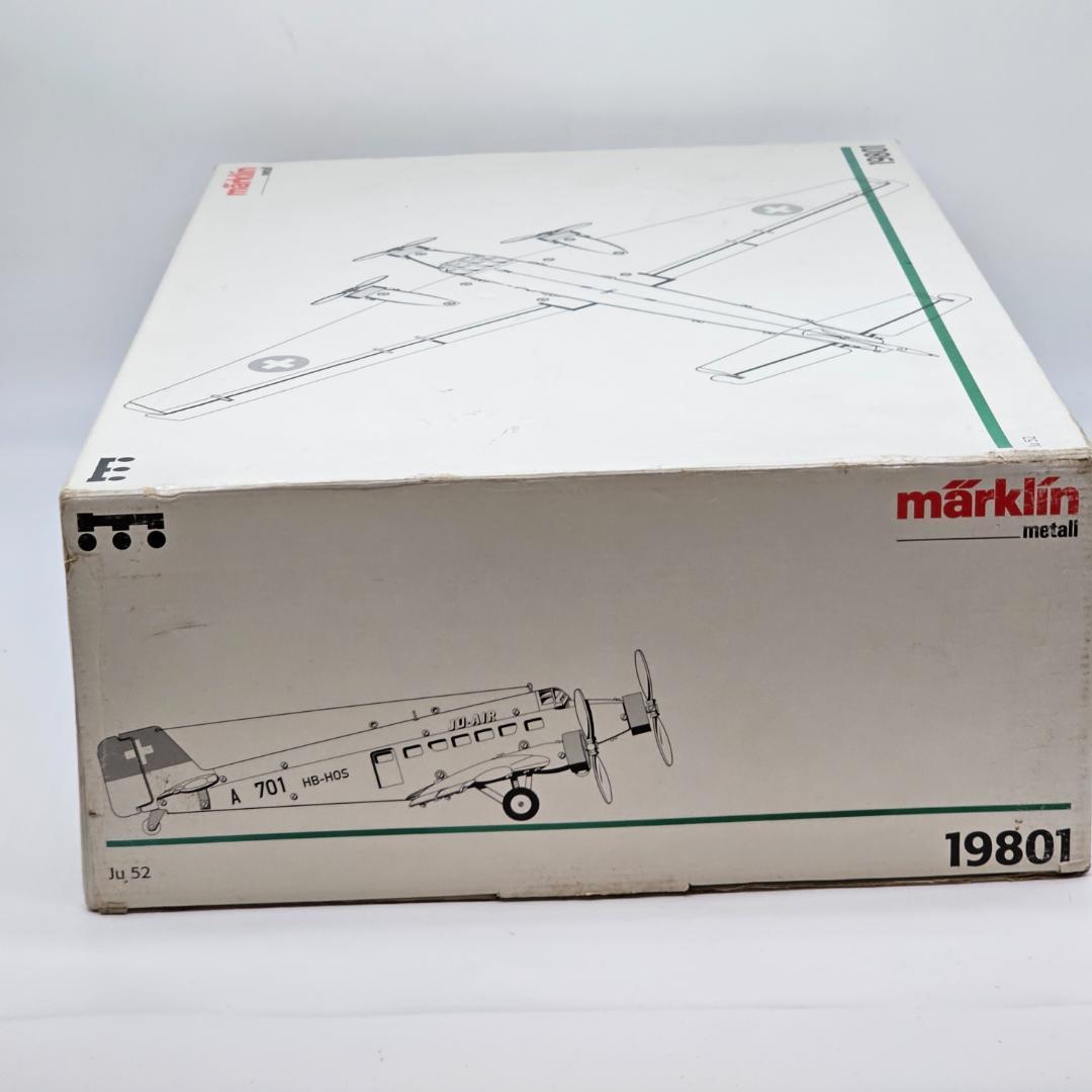 入手困難！メルクリン 19801 メタル製 ユンカース JU 52 航空機