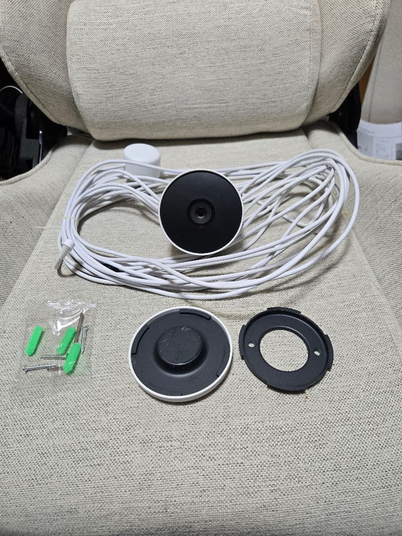 Google Nest Cam G3AL9 バッテリー式 防塵防滴ケーブルセット
