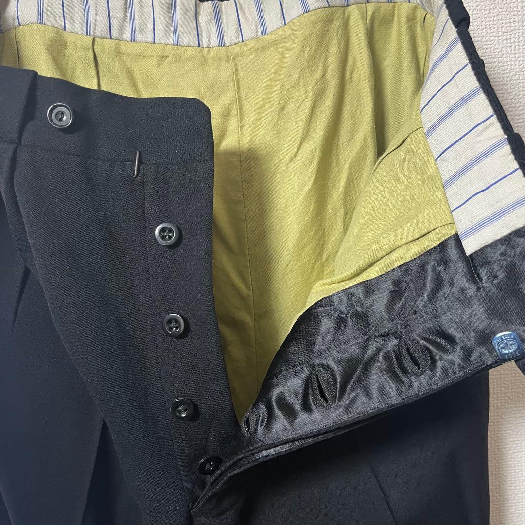 50s ドレスパンツ ユーロヴィンテージ ワイド スラックス ウール