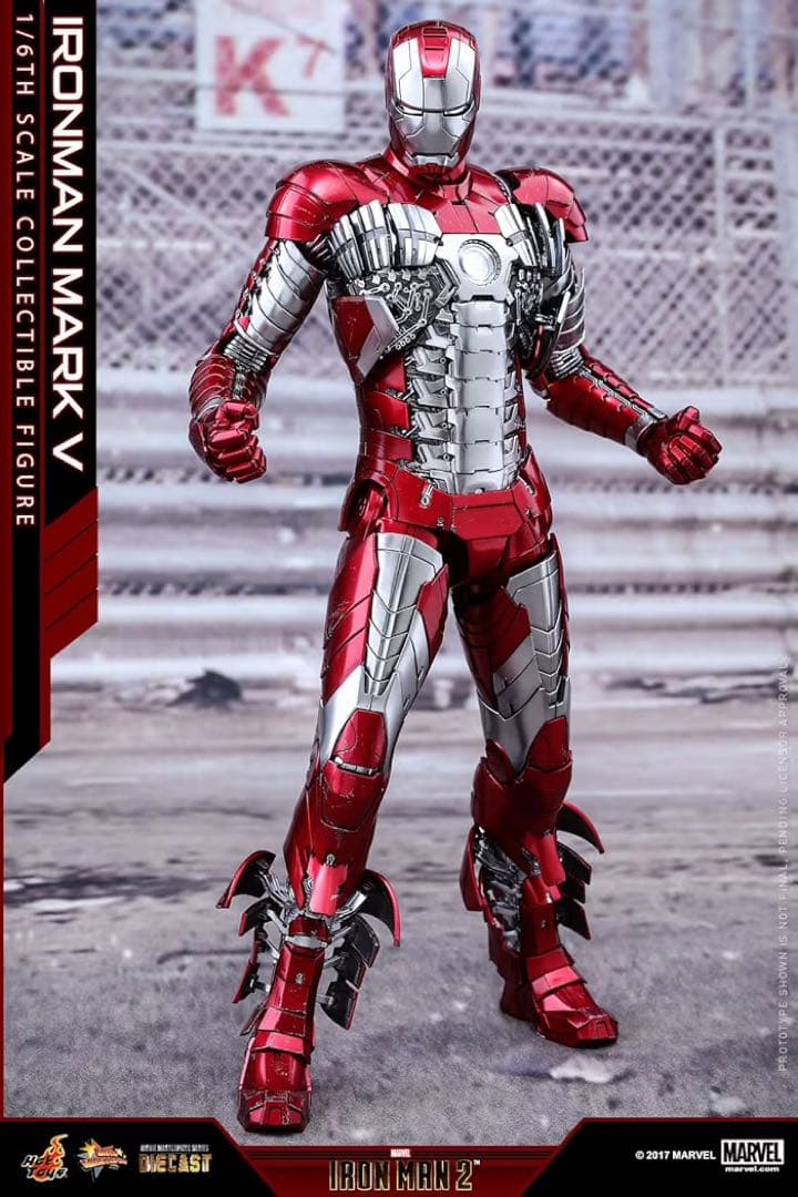 新品未使用ホットトイズ アイアンマン2 マーク5 ダイキャスト 初版 超合金