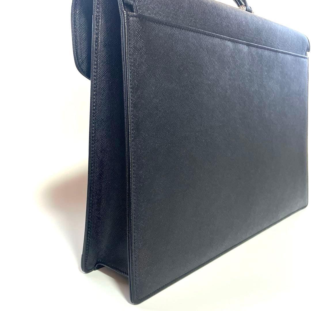 【極美品】Burberry バーバリー オールレザー ダレス ブリーフケース