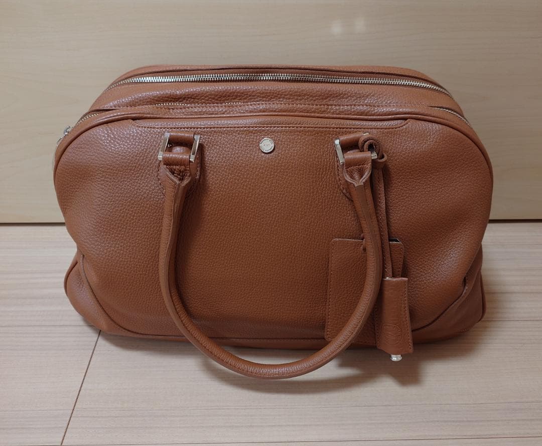 【廃番・希少】PELLEMORBIDA ペッレモルビダ ボストンバッグ キャメル