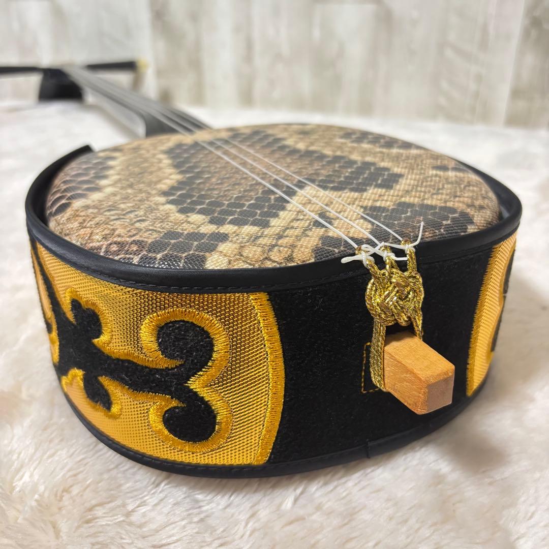 沖縄三線 人工皮 初心者おすすめ 沖縄 三線 民謡 和楽器 本体のみ