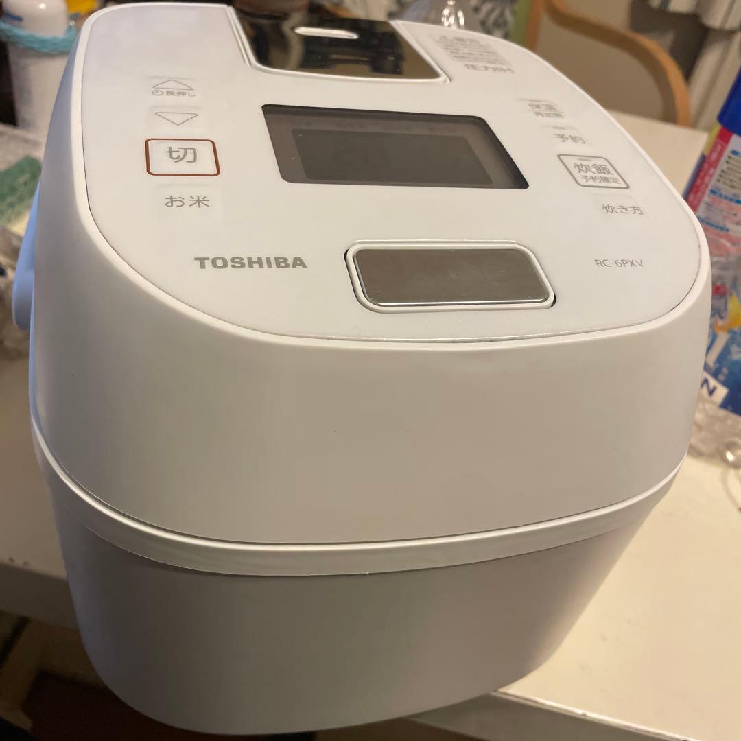 美品⭐︎ TOSHIBA｜圧力IH ジャー炊飯器｜RC-6PXV