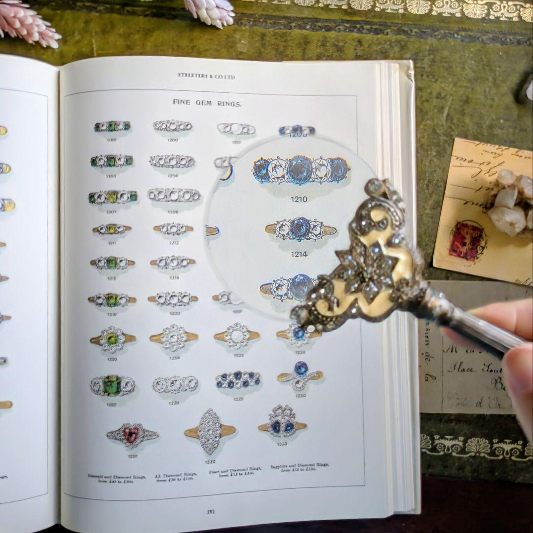 まるで時を超えた宝石商！心ときめくヴィクトリアン・ジュエリー図鑑 古書洋書