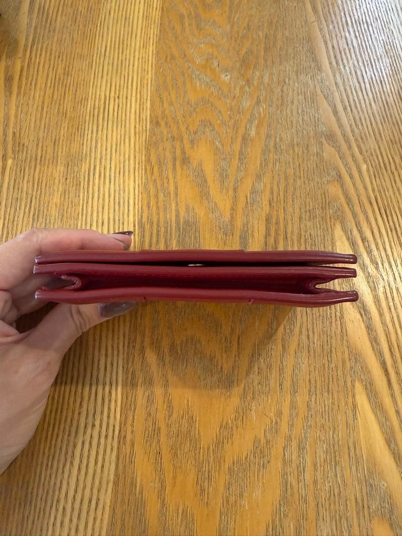 BOTTEGA VENETA ボッテガヴェネタ 名刺入れ カードケース 赤