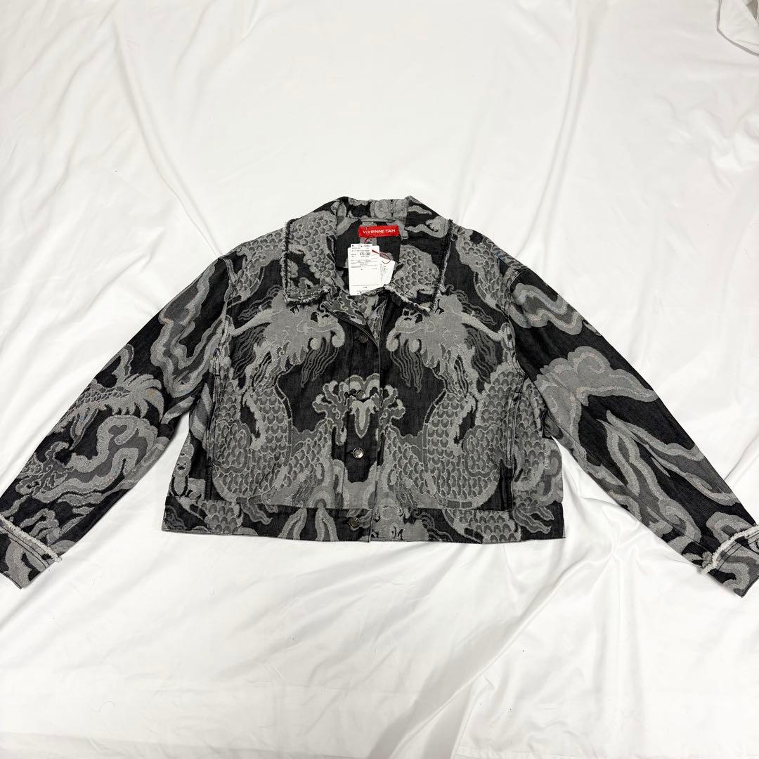 【未使用・タグ付き】ヴィヴィアンタム 龍 ドラゴン デニムジャケット 40