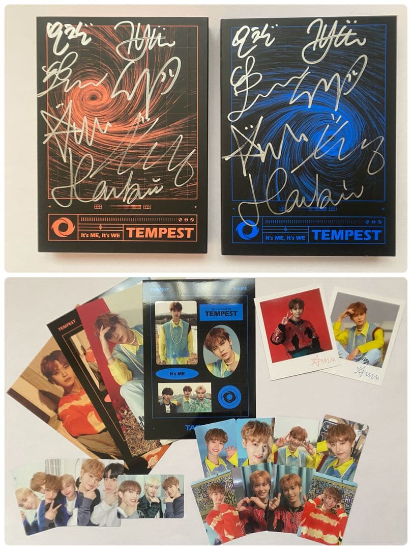 TEMPEST it's me,it's we サインアルバム テレコンプセット