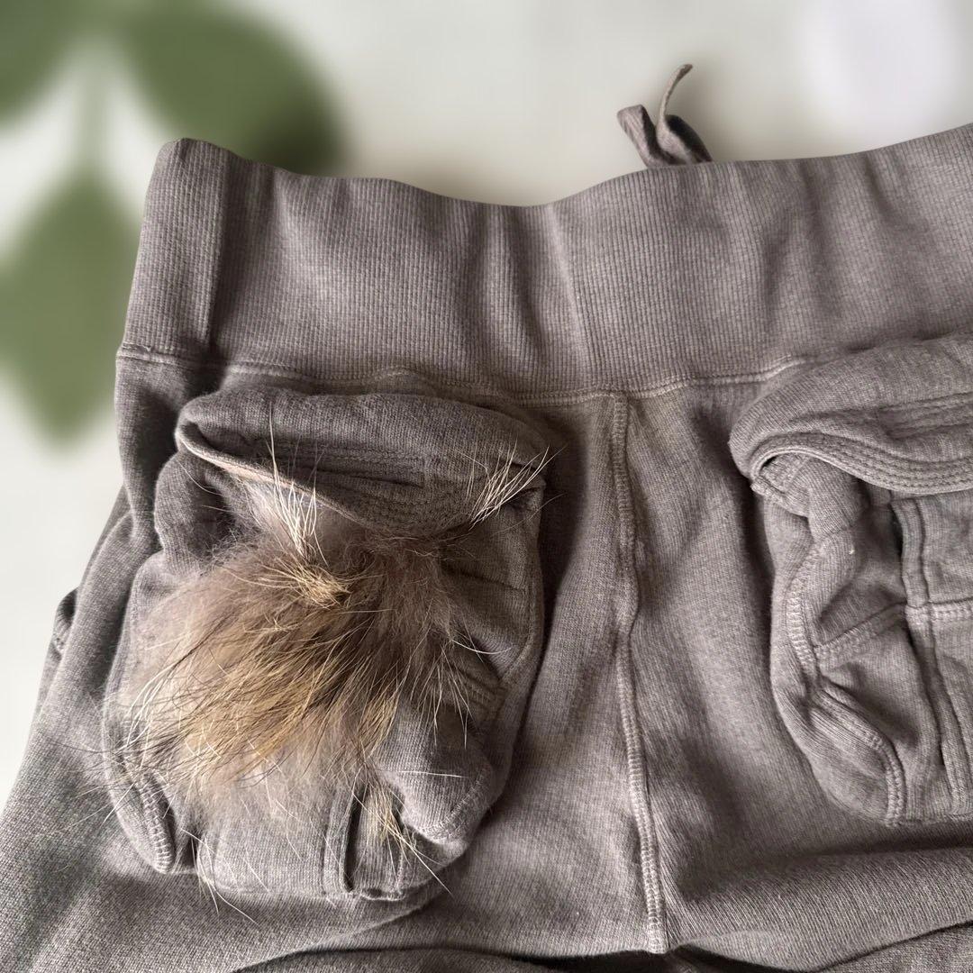 【K】goa ゴア ワークパンツ カーゴパンツ リアルファー付き カーキ系