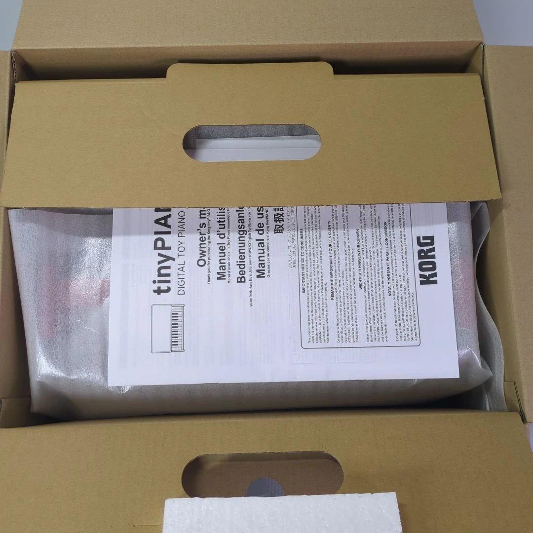 【新品】KORG tinyPIANO タイニーピアノ ミニ鍵盤25鍵 レッド 赤