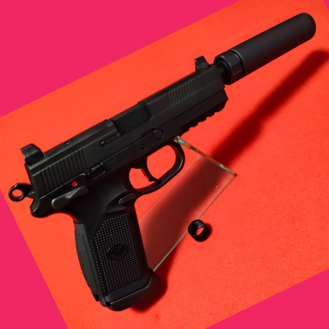 東京マルイ　FNX-45 Tactical ブラック サイレンサー付　ガスブロ