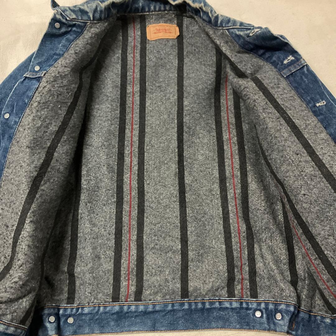 h78)リーバイスジージャン　 71506 0317 42Lサイズ 裏起毛裏地